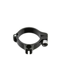 Alloy Clamp-On Single Cable Housing Stop 28.6 Black.